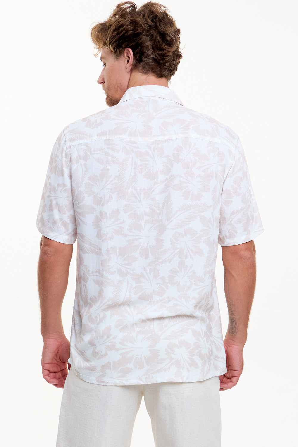 Camisa Vida Marinha Viscose Estampada