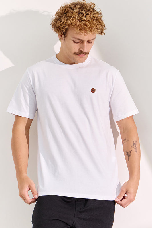 Camiseta Masculina Básica Meia Malha Ambiguous
