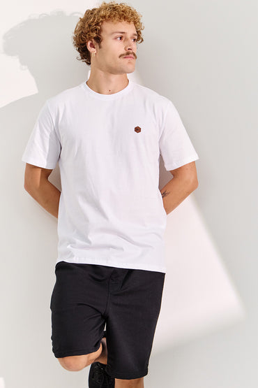 Camiseta Masculina Básica Meia Malha Ambiguous